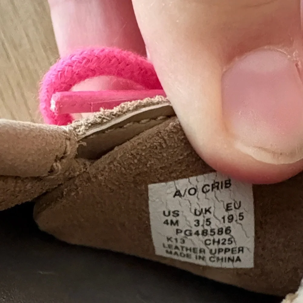 Sperry Pink and Tan Boat Shoes